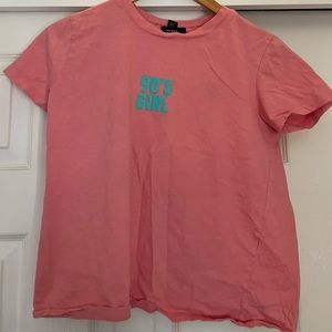 Pink tee shirt